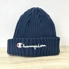 チャンピオンChampion ニット帽 ネイビー