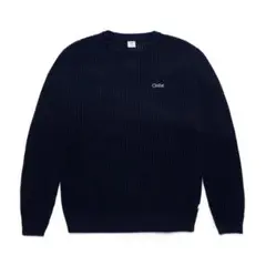 週末限定価格 CIVILIST LOOSE GAUGE KNIT NAVY