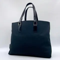 美品 SAZABY A4 軽量 トートバッグ ナイロン ブラック h270