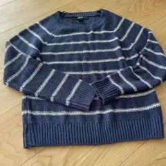 ブルー　薄手ニット　アメリカ　古着　FOREVER21のサムネイル