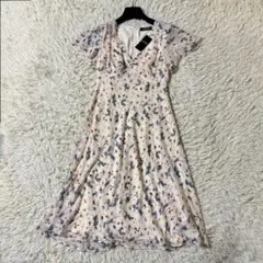 【新品タグ付 現行】ローレンラルフローレン　花柄　ワンピース　Aライン