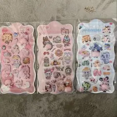 【新品】おしり3Dぷにぷにシール　ぷくぷくシール3枚セット　ステッカー