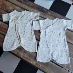 コットン製 コンビ肌着 2枚セット