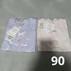 【新品】プティマイン　プティプラGIRLS半袖Tシャツ　女の子90
