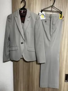 グレー ストライプ ビジネススーツ　セット