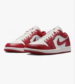 新品未使用　エアジョーダン/Air Jordan 1 Low レッド/ホワイト