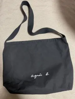 アニエスベー　黒 ショルダーバッグ