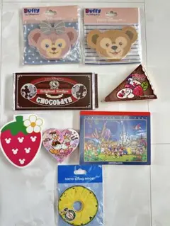 ディズニー　ダッフィー・シェリーメイ ・ミッキー・ミニー メモ用紙セット