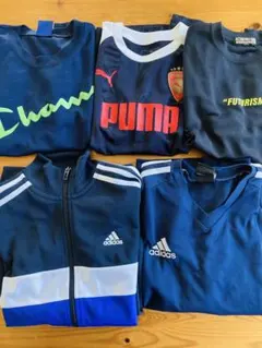 男の子150サイズ5点まとめてチャンピオンと、プーマはスレほつれあります。