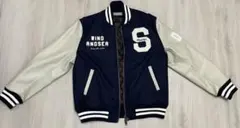 WIND AND SEA Beyouth スタジャン 黒/クリーム（新品L） WIND AND SEA Beyouth スタジャン 黒/クリーム（新品L）