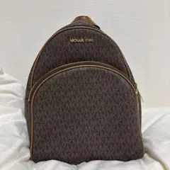 マイケルコース　リュック　モノグラム　ブラウン　MICHAEL KORS