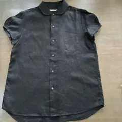 L e Glazik 麻100% 半袖ブラウス