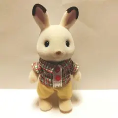 ショコラウサギの男の子 シルバニアファミリー ウサギ人形 約8cm