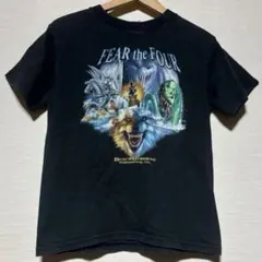 90's Lee ユースサイズ プリントTシャツ フェード リー　ダメージ品のサムネイル