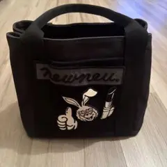 Newneu. ブラック トートバッグ