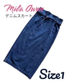 デニム　ラップスカート