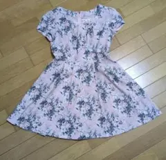 【週末✨お値下げ】レストローズ 花柄ワンピース 薄いピンク色　Ｍ