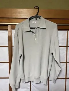 beams ロングポロシャツ