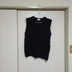 Paul Smith ネイビー Vネックニットベスト L