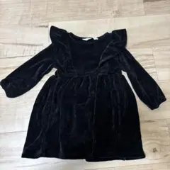 H&M ブラック フリル ワンピース フォーマル