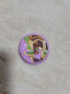 ディズニー　ラプンツェル　缶バッチ　 刺繍ピンバッジ