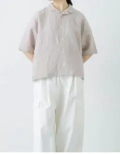 SACUCA Checke gather short-sleeve shirt - メルカリ