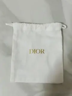 Dior ポーチ 巾着 ホワイト