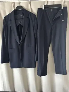 スーツカンパニー　ジャケット　パンツ　セットアップ　ネイビー