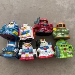 レトロ　レア　ガンダム　ソフビ人形　8体セット