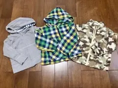 子供服　薄手アウター　100cm　3点セットのサムネイル