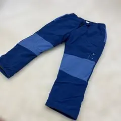 ネイビー 長ズボン フリース裏地　110cm