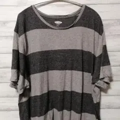 OLD NAVY オールドネイビー　Tシャツ　XL　太ボーダー　USA古着のサムネイル
