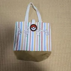 ポケモン トートバッグ ピカチュウ サルノリ ヒバニー メッソンのサムネイル
