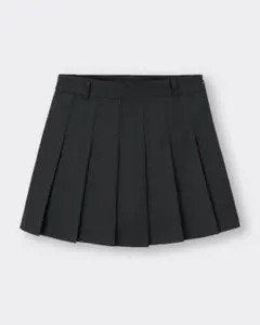 GU プリーツスコート 黒 S