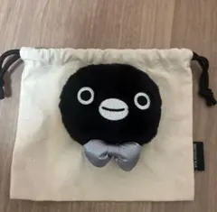 suica ペンギン バースデイバー フェイス巾着