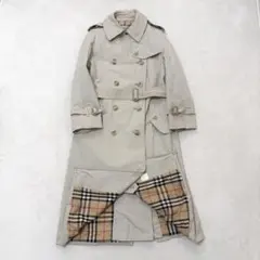 【美品Lサイズ】バーバリーズ トレンチコート ノバチェック ベルト付き