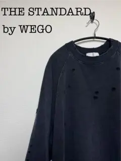 【THE STANDARD】WEGO ダメージプルオーバースウェット