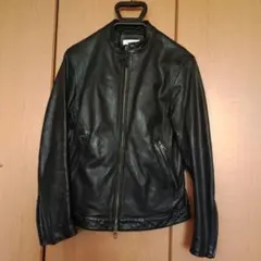 シングルライダースS黒 BEAUTY&YOUTH