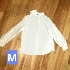 ブラウス 長袖 白