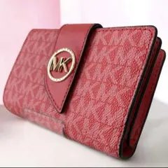 MICHAEL KORS レッド 二つ折り財布