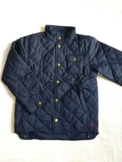 【新品・未使用】ラルフローレン キルティングジャケット 150　ネイビー