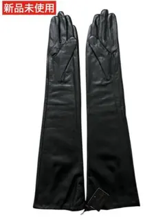【新品未使用】jennifer ロンググローブ　ブラック　本革 イタリア製