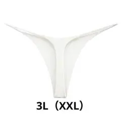 N-80.❣set割▲200円〜❣ Tバックショーツ　レディース　ホワイト　3L