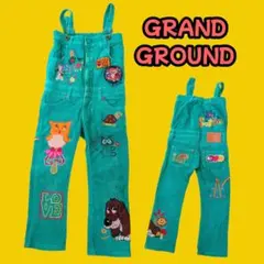 【SALE】グラグラ　GRAND GROUND カラフルオーバーオール かわいい