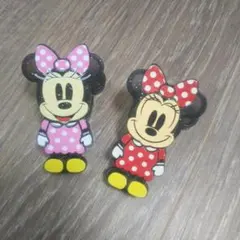 ディズニー ミニーマウス クリップ レトロ