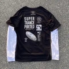 00s DIESEL レイヤードTシャツ ロンT y2k archive