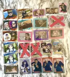 ゴールデンカムイ 黄金遊戯 クリアカード ステッカー まとめ売り バラ