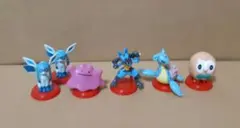 (中古) ポケモン ミニフィギュア 6点セット
