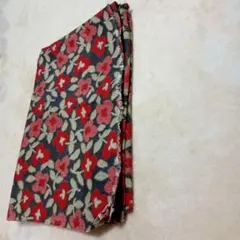 和風花柄コットン生地 （ネル素材）100✕70