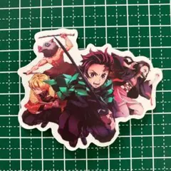 防水ステッカー　鬼滅の刃　炭治郎　禰豆子　善逸　伊之助　刀　人気アニメ　キャラ